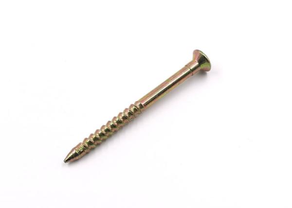 Pozidrive Flat Cap Head Nails Screw Mild Steel Material Used With Plastic Anchors