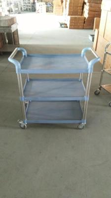 stainless steel trolley with the plastic tray size :500x900x920mm