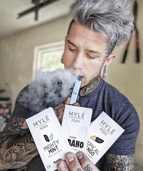 High quality Factory oem 0.9 ML Empty Ceramic Cotton Coil Myle pods for Myle Vape device  Myle Pods For Myle device