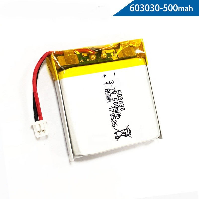 603030 3,7 блок батарей батареи 500mah UN38.3 Lipo полимера Li вольта