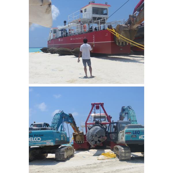 3500m3 20inch Sea Cutter Suction Dredger For Sand Reclamation Driven By Diesel Power