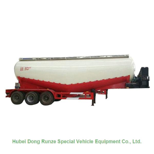 45cbm Tank Semi Trailer For Bulk Cement / Mineral Powder / Ashes / Flour Cargo Transport