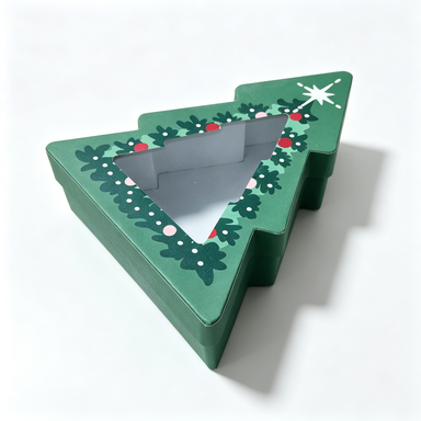 Christmas Paper Gift Box For Showcasing Holiday Products In Retail Displays And Events