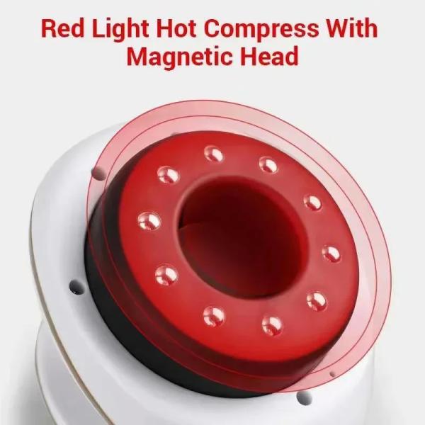 Portable Electric Gua Sha Massager Body Vacuum Cupping Therapy Machine With Red Light