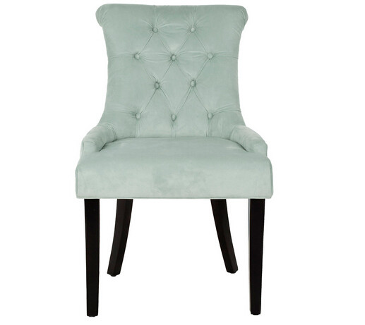 Furniture modern upholstery fabric wooden dining chair