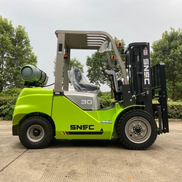 1T-5T Load Capacity Lpg Forklift Truck With 6/12 Degree Mast Tilt Angle