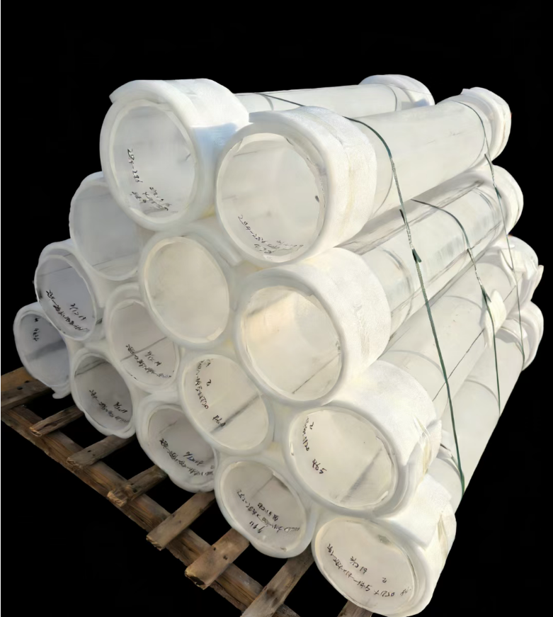 Clear Quartz Tube Ozone Free Polished Customizable for Heater / Tube Furnace