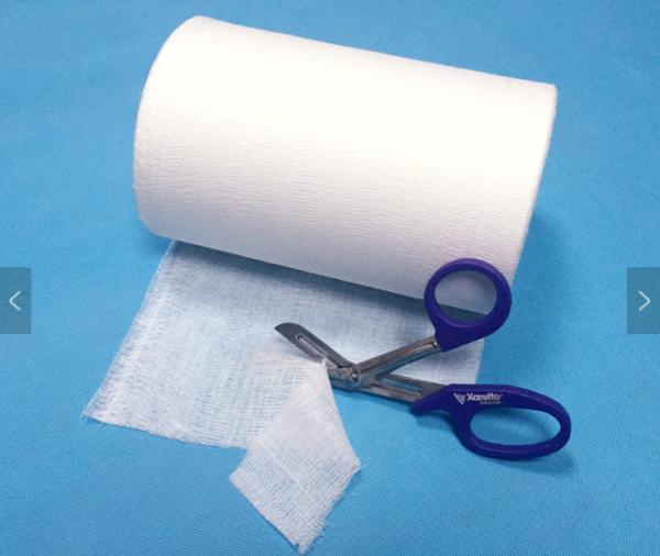 90cm X 100m Medical Gauze Rolls Customized White EO OEM Surgical