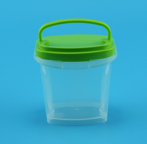 Eco Friendly Clear Plastic Boxes With Lids Food Grade Material 350Ml 30G