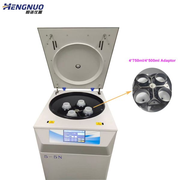 Floor Standing High Speed Centrifuge 6000RPM Large Capacity Centrifuges 1.5kw