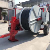 Tensor diesel de la pompa hydráulica del paquete del gemelo 8T para las líneas eléctricas de arriba