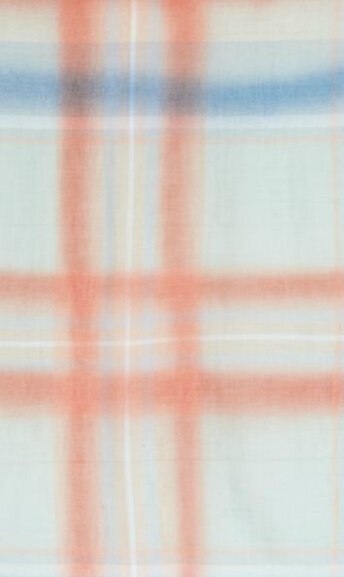 Lady fashion scarf faded plaid-print scarf