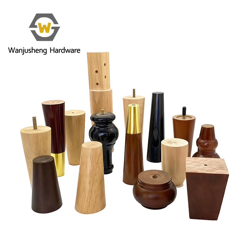 European-style Solid Wood Furniture Foot Cabinet Foot Support Leg Coffee Table Foot Furniture Accessories