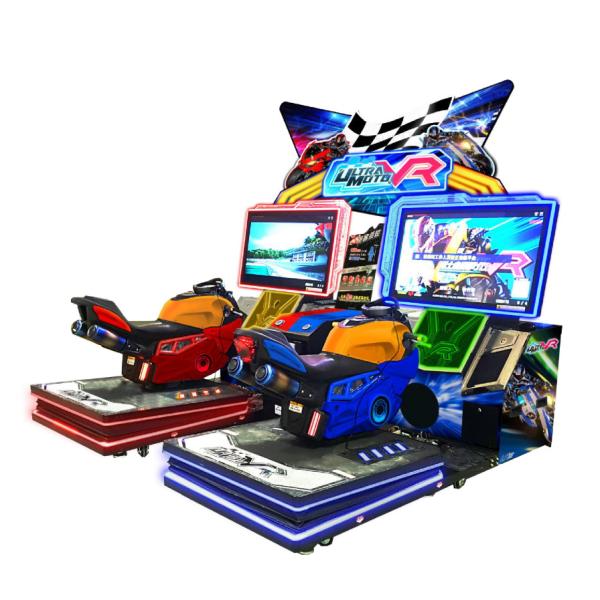 Amusement Center MOTO Simulator VR Racing Arcade Machine