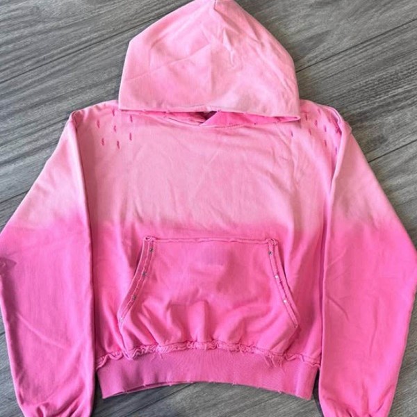 Heavyweight Retro Sweatshirt Solid Blue Drop Shoulder Acid Washed Boxy Fit Hoodies