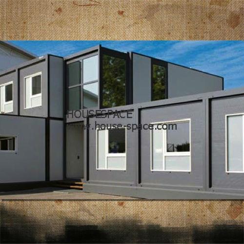 Casa modular moderna do recipiente do escritório com o painel isolado estrutural