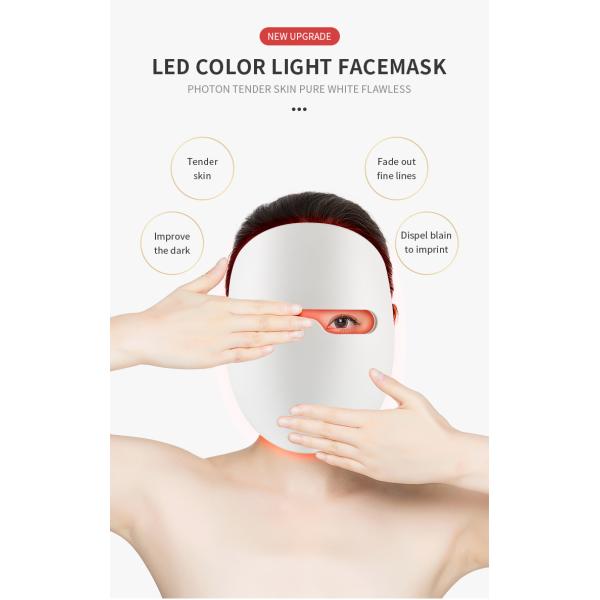 380nm To 850nm LED Light Therapy Mask Minimize Pore