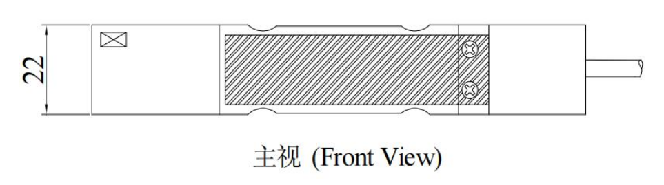 Stainless steel load cell shear beam sensor 10-50kg