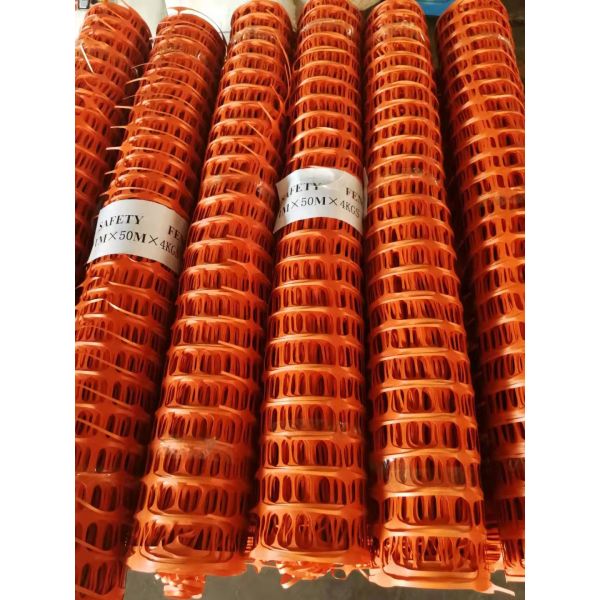 100% HDPE Orange Mesh Net Red High-visibility Road Barrier Safety Fence for Traffic Control and Road Construction Zones