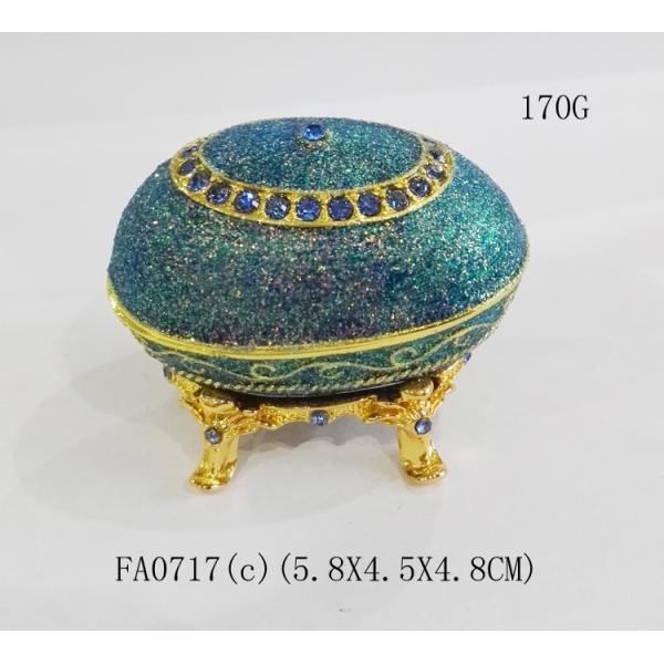 Easter egg jewelry box metal Easter egg jewelry boxes