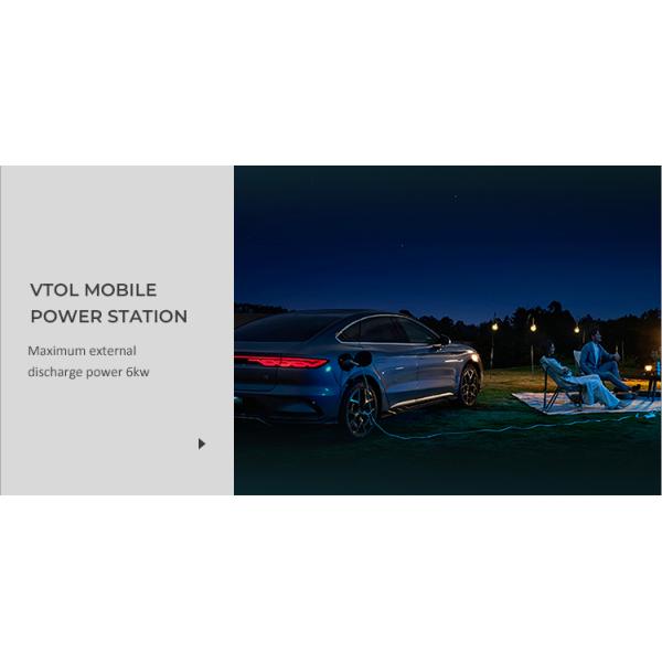 High Configuration BYD Han Electric Car EV 4 Door 5 Seat Sedan