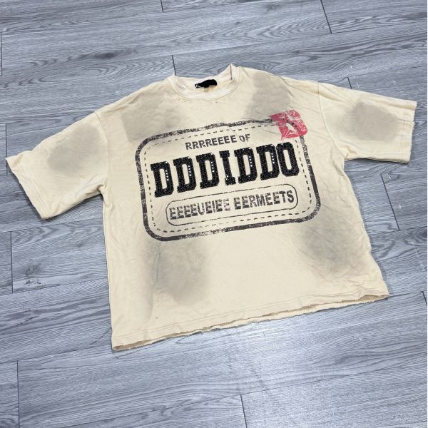 Manufacturer Custom Heavyweight Rhinestone Oversized Men's T-shirts Printed Plus Size Short Sleeve Summer Acid Wash Plain Tshirt