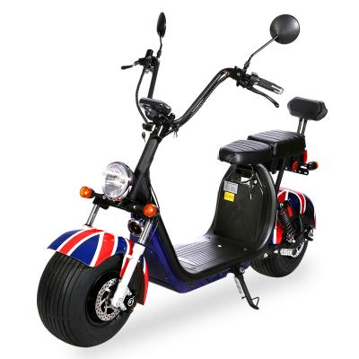 Harleyment Electric Scooter For Ladies Women 1500w Two Adults 2 Removable Batteries
