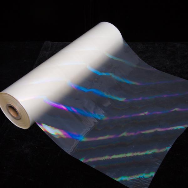 BOPP True Seamless Rainbow Holographic Thermal Lamination Film with EVA Glue Designed for Packaging