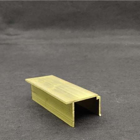 57% Copper Brass U Profile , Wear Resistant Metal U Channel