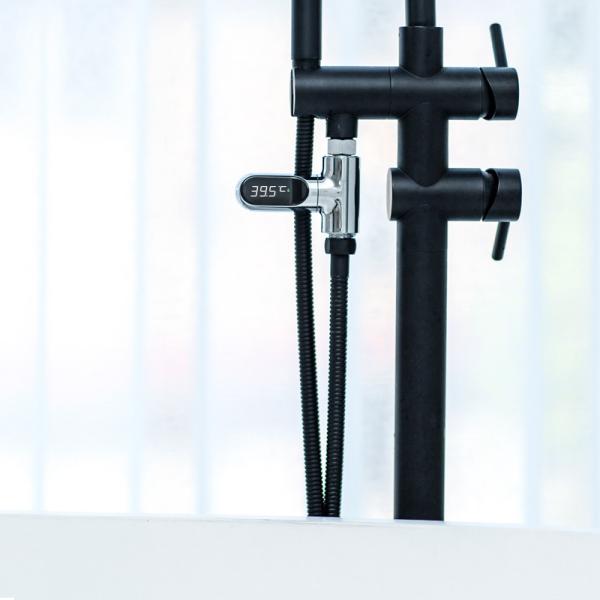 Revolutionize Your Bathroom with Self-Generating LED Display Water Temperature Gauge