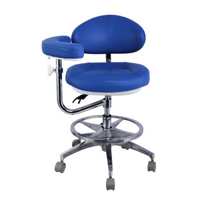 Factory Direct Ergonomic Dental Stool Adjustable Medical Chair 360° Rotating Doctor Stool with Wheels for Clinic Hospital Laboratory