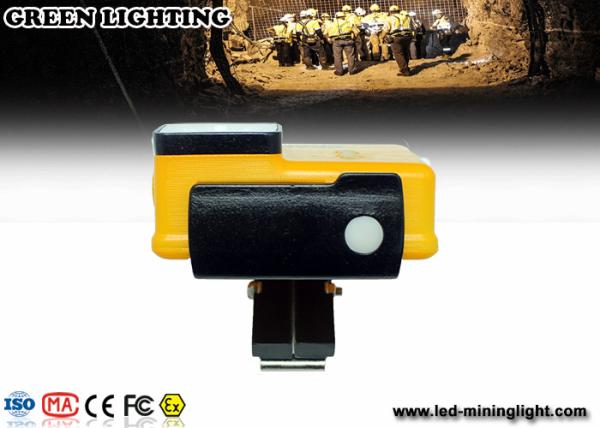 8000 Lux Fire Proof Led Mining Helmet Lamp With 18650 Battery , High Brightness