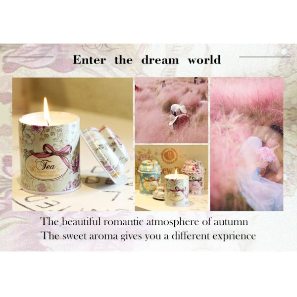 Luxury Tin Scented Candle Handmade Jar Candles