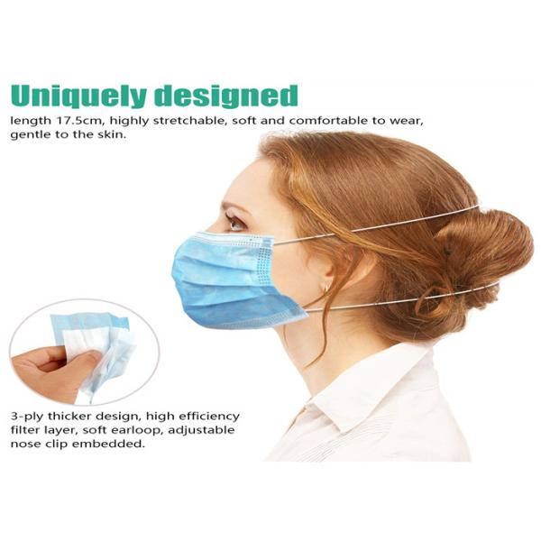 Protective Personal Disposable Face Mask Anti Pollution For Adult / Child