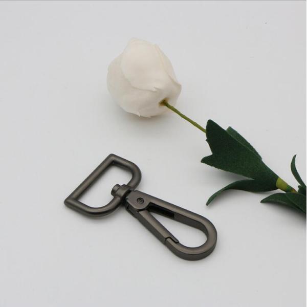 Factory wholesale top quality 1 inch metal swivel snap hook gunmetal for handbag