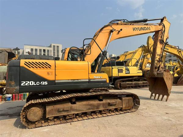 Original Paint Used Hyundai R220LC-9S Excavator Secondhand Hyundai 220 Crawler Excavator