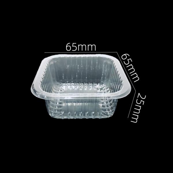 Food-Grade Clear PET Plastic Cake Box Customizable Dessert Tray
