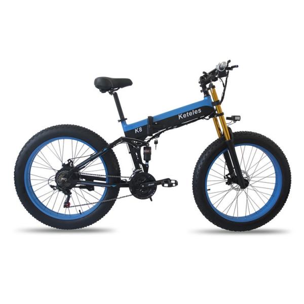 Shimano Gear Fat Tire Electric Bike Folding 70km Pedal Assist Mode 26X4.0 Inch