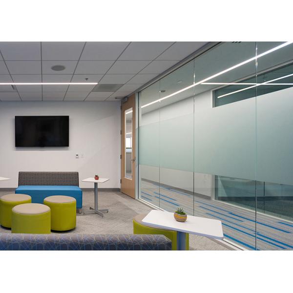 Eco-Friendly Sustainable Modular Office Walls Demountable Glass Partition Wall
