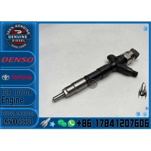 New 095000-5930 095000-5931 Common Rail Diesel Fuel Injector for TOYOTA Models 23670-0L010 & 23670-09060