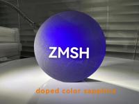 Caisse simple bleue synthétique de Sapphire Crystal Ruby Al 2O3 Crystal For Wristwatch