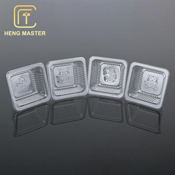 Disposable PET Patry Mooncake Plastic Tray Food Grade