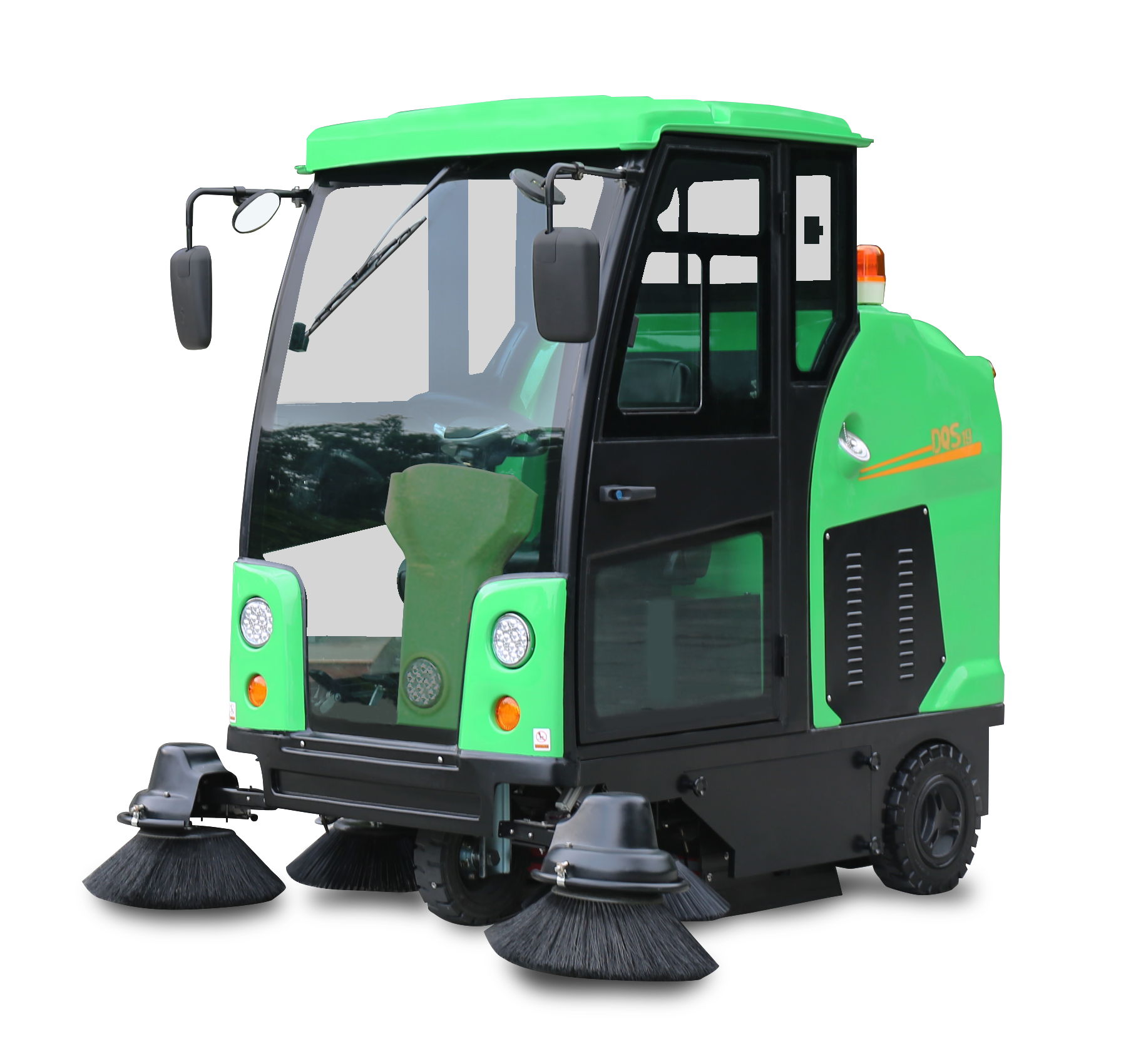 DQS19C 74.8 inch clean width Fully-enclosed Ride-on Floor Sweeper