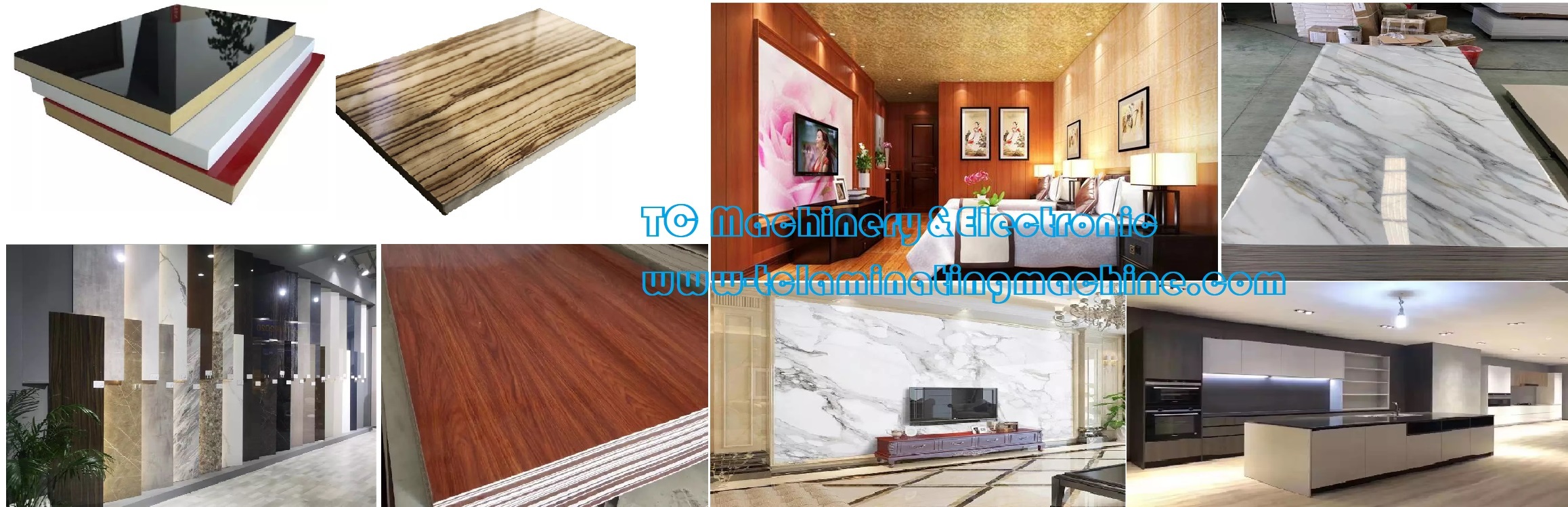 TC Manufacturer Provided Boards Panel  High Glossy PVC Film 1350mm Semi Automatic PUR Hot Melt Glue Laminating Machine