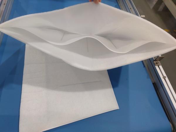 Filter Bag Machine Follow Through Fusion For Upper And Lower Two Rolls Of Primary Cotton
