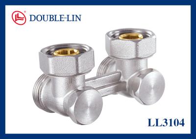 F3/4'' X M3/4 Angle Two Pipe Valves ISO228 Thread
