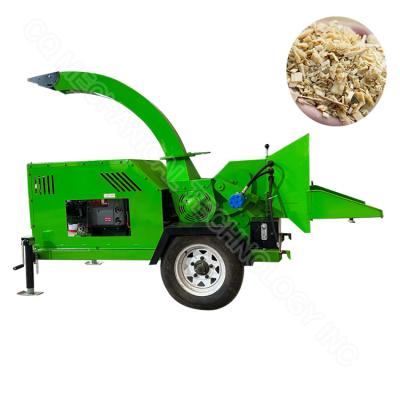 Wood branch shredder wood chipper machine diesel wood shredder wood shredder machine
