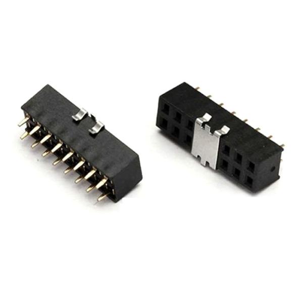 2.0MM Pitch Female Header Dual Row 180Degree Dip Connector