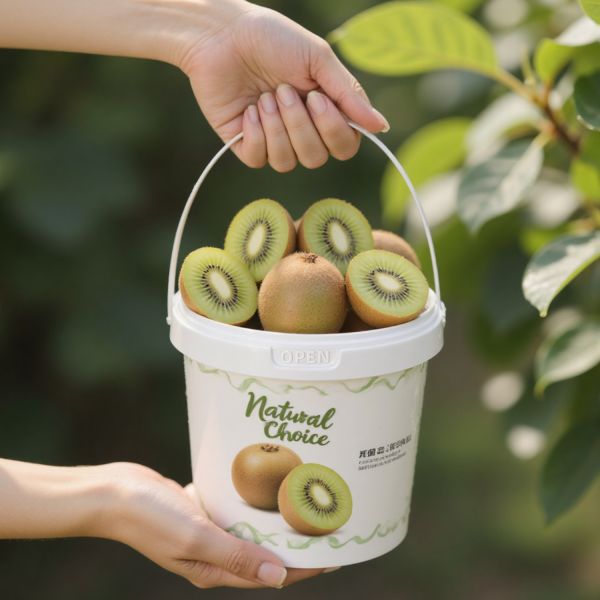 300ml~10L Breathable Fresh Keeping Fruit Packaging Bucket with Lid Handle Fruit Storage Bucket for Kiwi Fruit