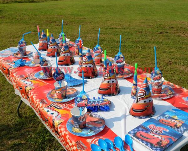 Cars theme Kids Birthday Party Decoration Set Party Supplies Baby Birthday Pack event party supplies